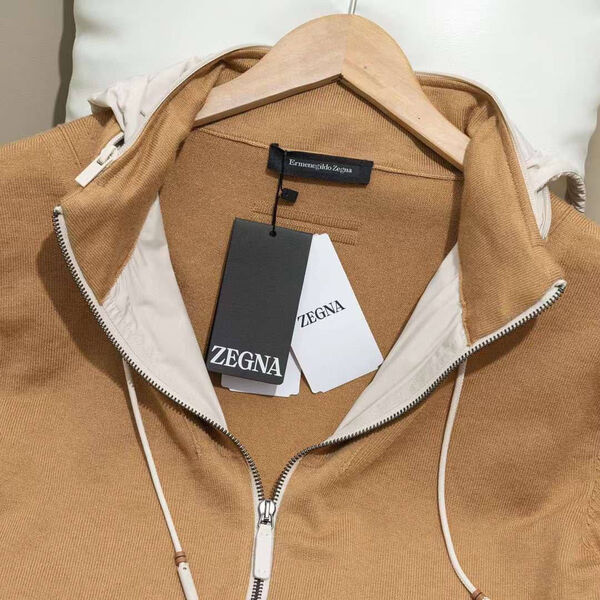 Мужская толстовка Zegna мужской бежевый 161566-7