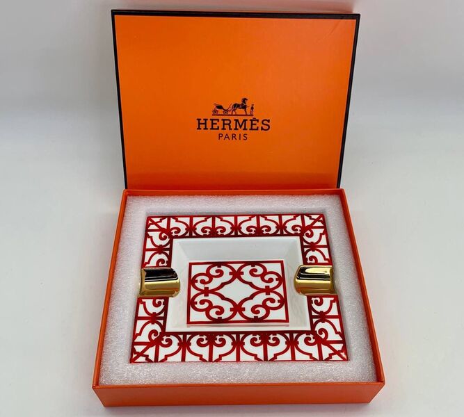 Пепельница Hermès бордовый 56451