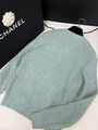 Кардиган Chanel женский вязаная ткань болотный 194958-2