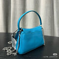 Сумка Balenciaga Nano женский кожа бирюзовый 182443-2