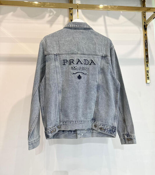 Куртка джинсовка Prada женский джинса синий 125191-2