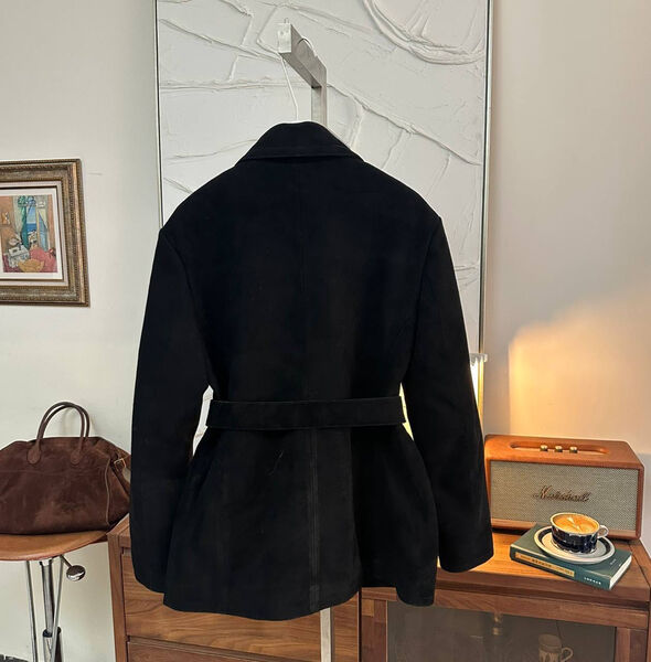 Куртка Gucci женский замша черный 198476-2
