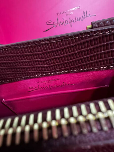 Сумка Schiaparelli женский кожа бордовый 174276-4