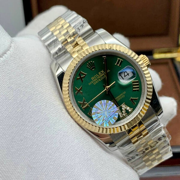 Часы Rolex Datejust болотный 155574-5