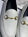Лоферы Gucci женский кожа белый 99939-4