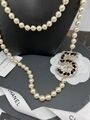 Колье Chanel белый 175393-2
