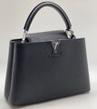 Сумка Louis Vuitton Capucines женский кожа черный 98531-1