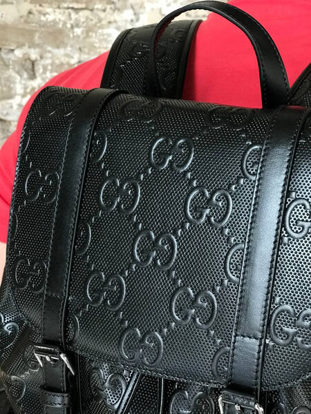 Рюкзак мужской Gucci мужской кожа черный 65366-15