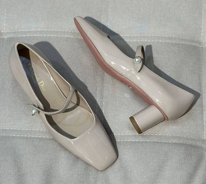 Туфли Christian Dior женский кожа графитовый 137794