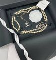 Колье Chanel белый 175393-3