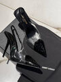 Босоножки Saint Laurent женский черный 98829-5