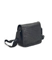 Мужская сумка мессенджер Bottega Veneta мужской кожа черный 149995-1