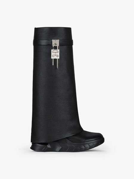Сапоги Givenchy женский кожа черный 134297-3