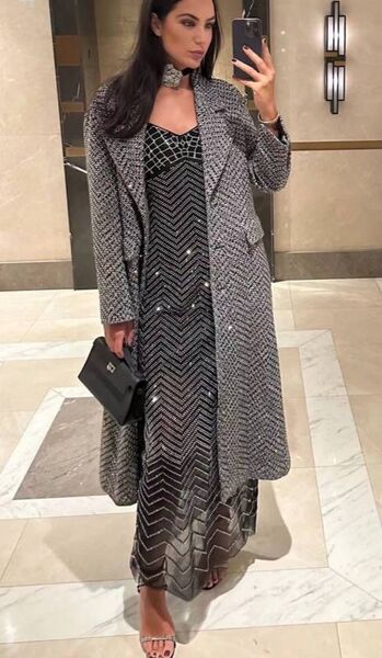 Пальто Ermanno Scervino женский графитовый 172268