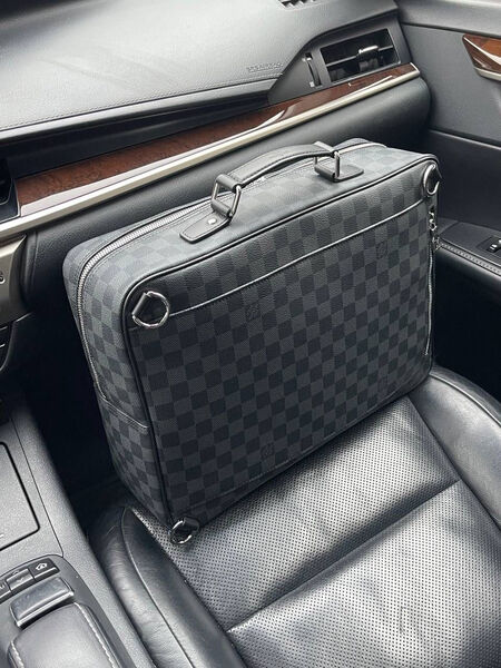 Мужской портфель-рюкзак Louis Vuitton мужской канва графитовый 65378-5