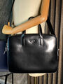 Мужской портфель Prada мужской кожа черный 77853-1