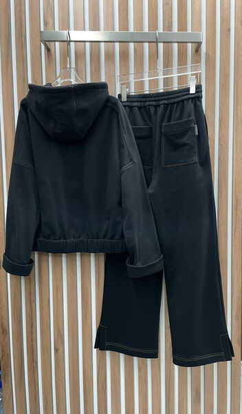 Костюм Brunello Cucinelli женский черный 137652-3
