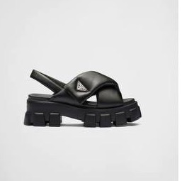 Сандалии Prada женский кожа черный 109992-5