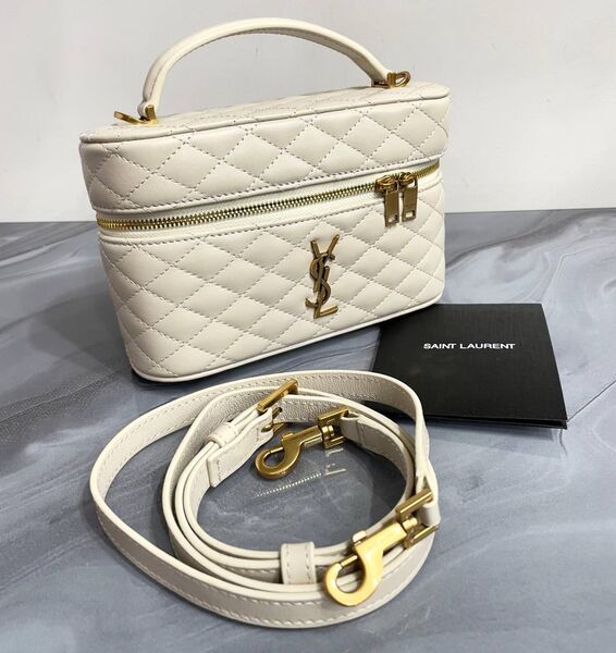 Сумка Saint Laurent женский кожа белый 151120