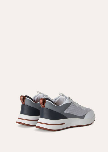 Мужские кроссовки Loro Piana мужской текстиль графитовый 146388-7