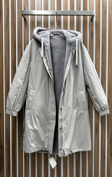 Пальто Brunello Cucinelli женский графитовый 129753-6