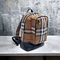 Мужской рюкзак Burberry мужской текстиль бежевый 121089-1