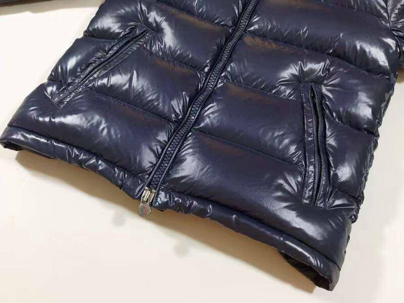 Мужской пуховик Moncler мужской синий 166513-8