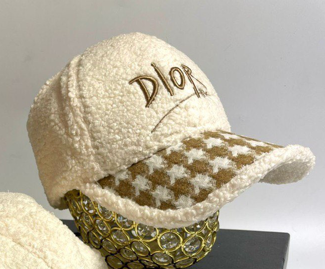 Кепка Christian Dior женский бежевый 25946