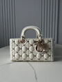 Сумка Christian Dior Lady женский кожа белый 134088-2