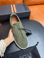 Мужские кеды Zegna мужской замша болотный 165774-4