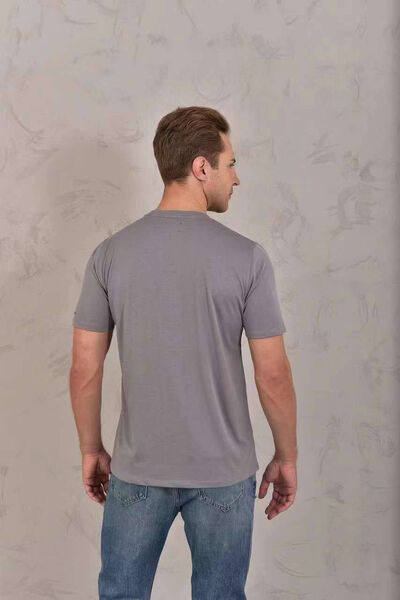 Мужская футболка Kiton мужской графитовый 155145