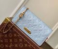 Сумка Louis Vuitton женский кожа бирюзовый 149301-1