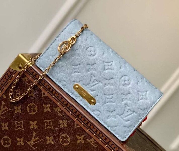 Сумка Louis Vuitton женский кожа бирюзовый 149301