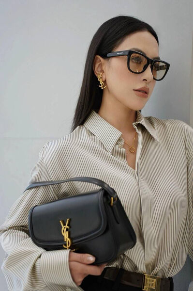 Сумка Saint Laurent женский кожа черный 197397-2