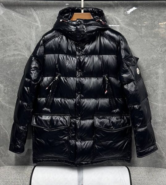 Мужской пуховик Moncler мужской черный 167558