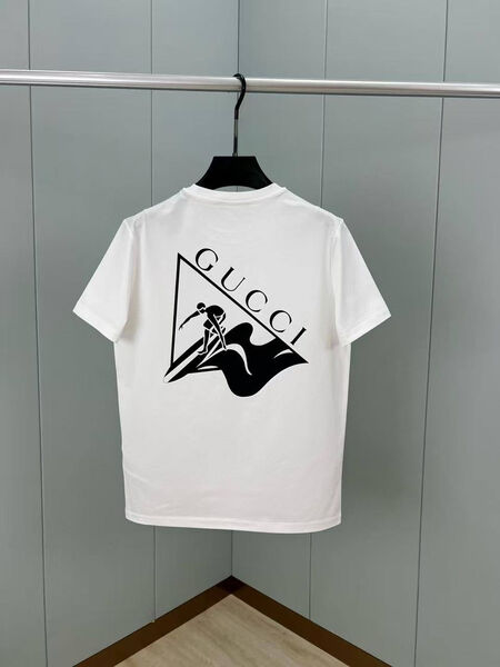 Мужская футболка Gucci мужской белый 180266-4