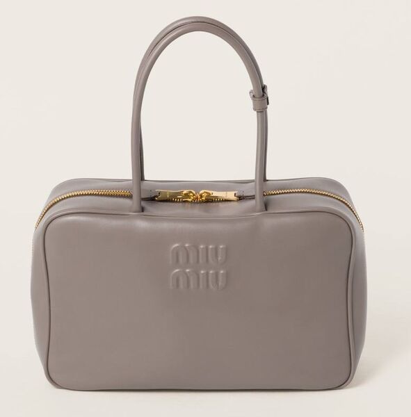 Сумка Miu Miu женский кожа графитовый 163175