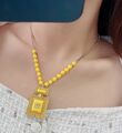 Колье Chanel горчичный 158258-1