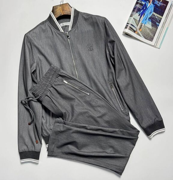 Мужской костюм Brunello Cucinelli мужской графитовый 175748