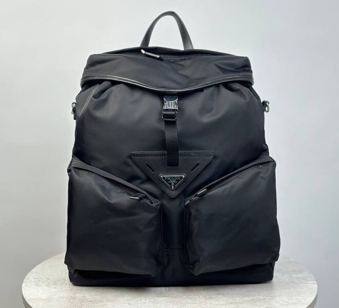 Мужской рюкзак Prada мужской нейлон черный 151632