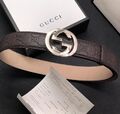 Мужской ремень Gucci мужской кожа 52347-1