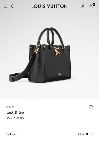 Сумка Louis Vuitton женский кожа черный 201946-2