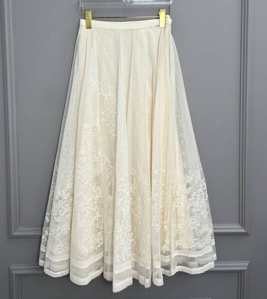 Юбка Christian Dior женский бежевый 171840