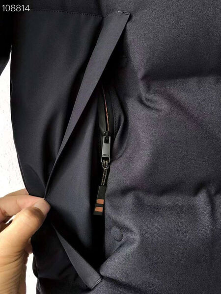 Мужской пуховик Zegna мужской черный 136497-10