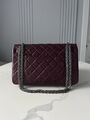 Сумка Chanel Vintage 28 женский кожа бордовый 134329-3