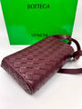 Сумка Bottega Veneta Mini женский кожа бордовый 156374-3