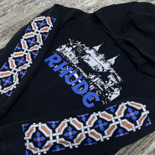 Мужское худи Rhude мужской черный 143878-2