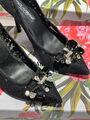 Туфли Dolce&Gabbana женский сетка черный 138806-3