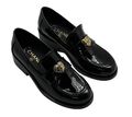 Лоферы Chanel женский кожа черный 103795-1