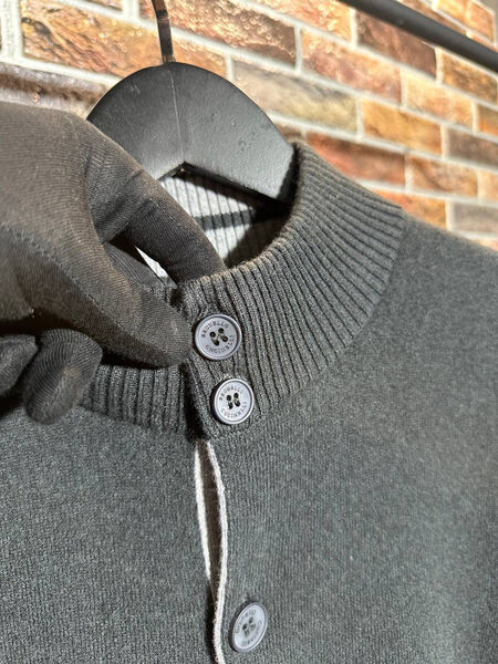 Мужской кардиган Brunello Cucinelli мужской графитовый 159098-6
